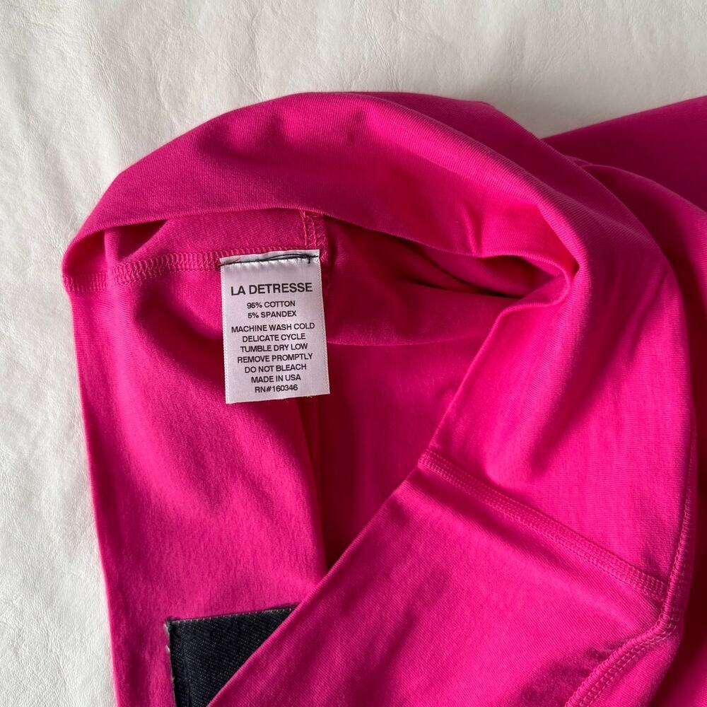 La Detresse Pink Bike Shorts Size L - Picture 7 of 8
